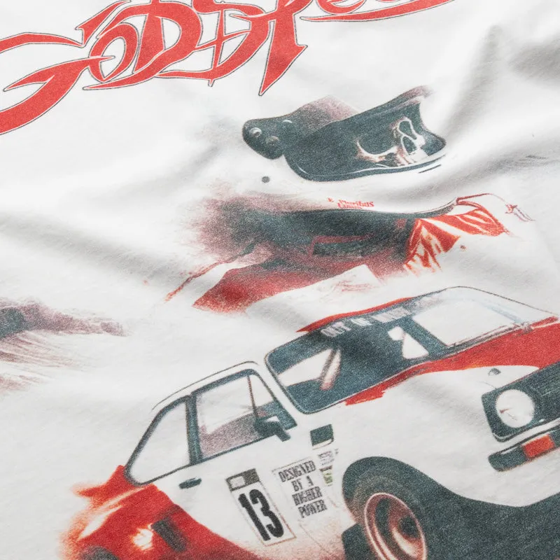 rayon shirt table tennis Godspeed New York Abu Dhabi Desert Challenge Tee - White