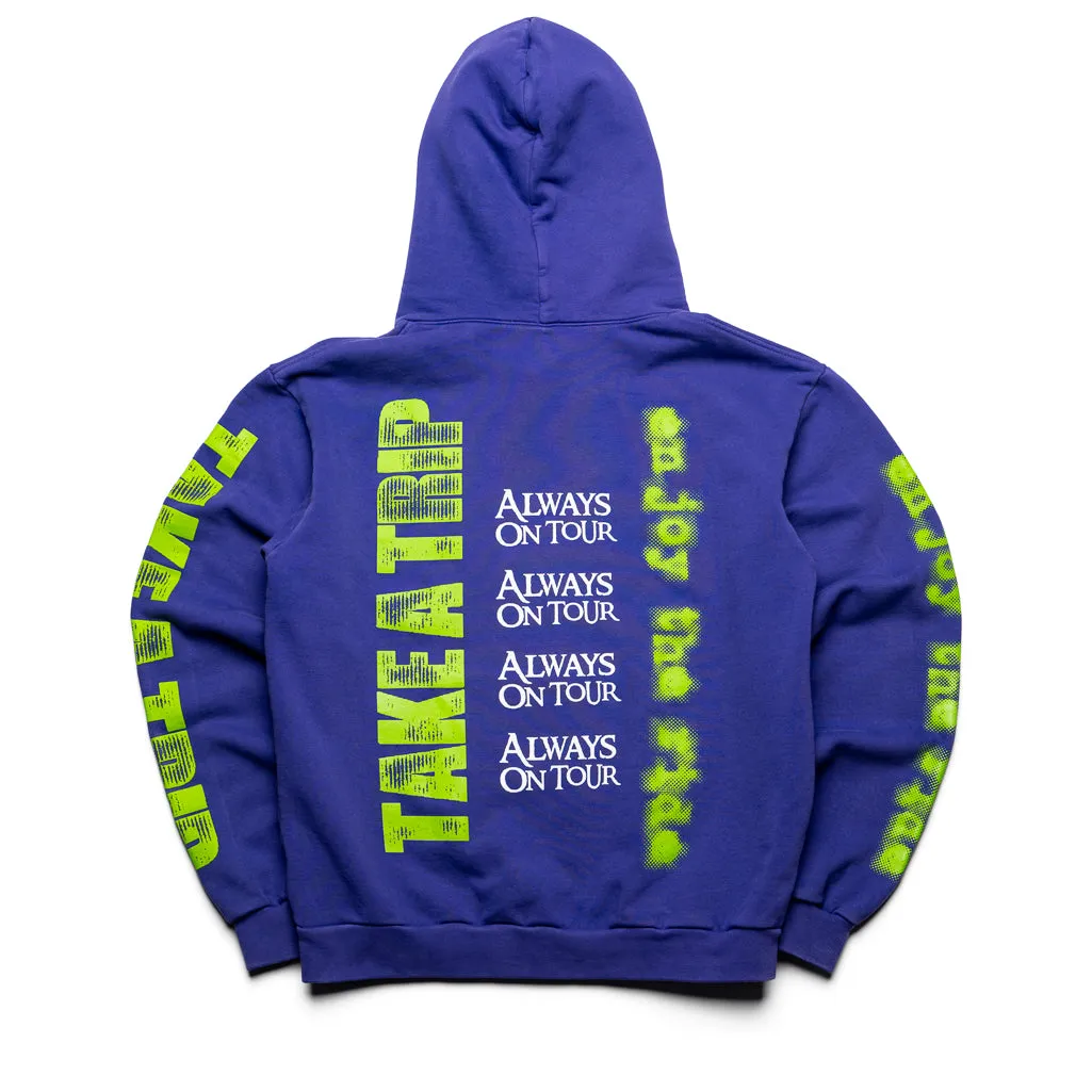 Always On Tour Lo-Fi Anniversary Hoodie - Medium Lilac Dual Layered Fabric