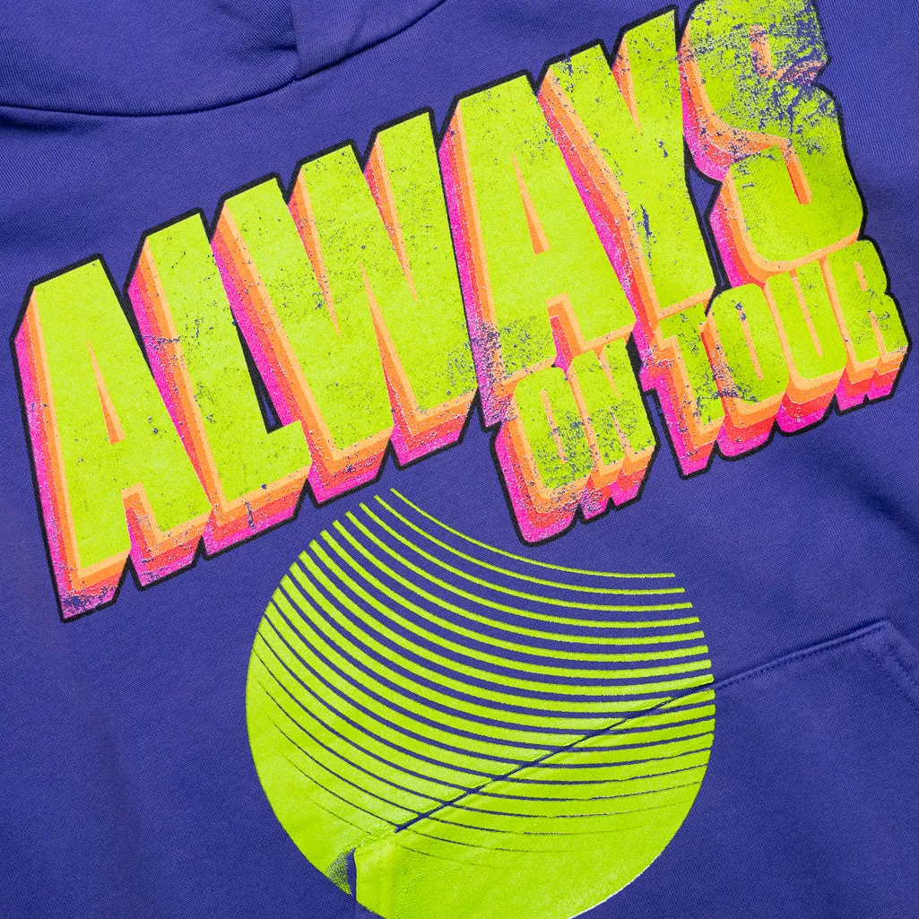 Modern Apparel Soft Apparel Always On Tour Lo-Fi Anniversary Hoodie - Medium Lilac