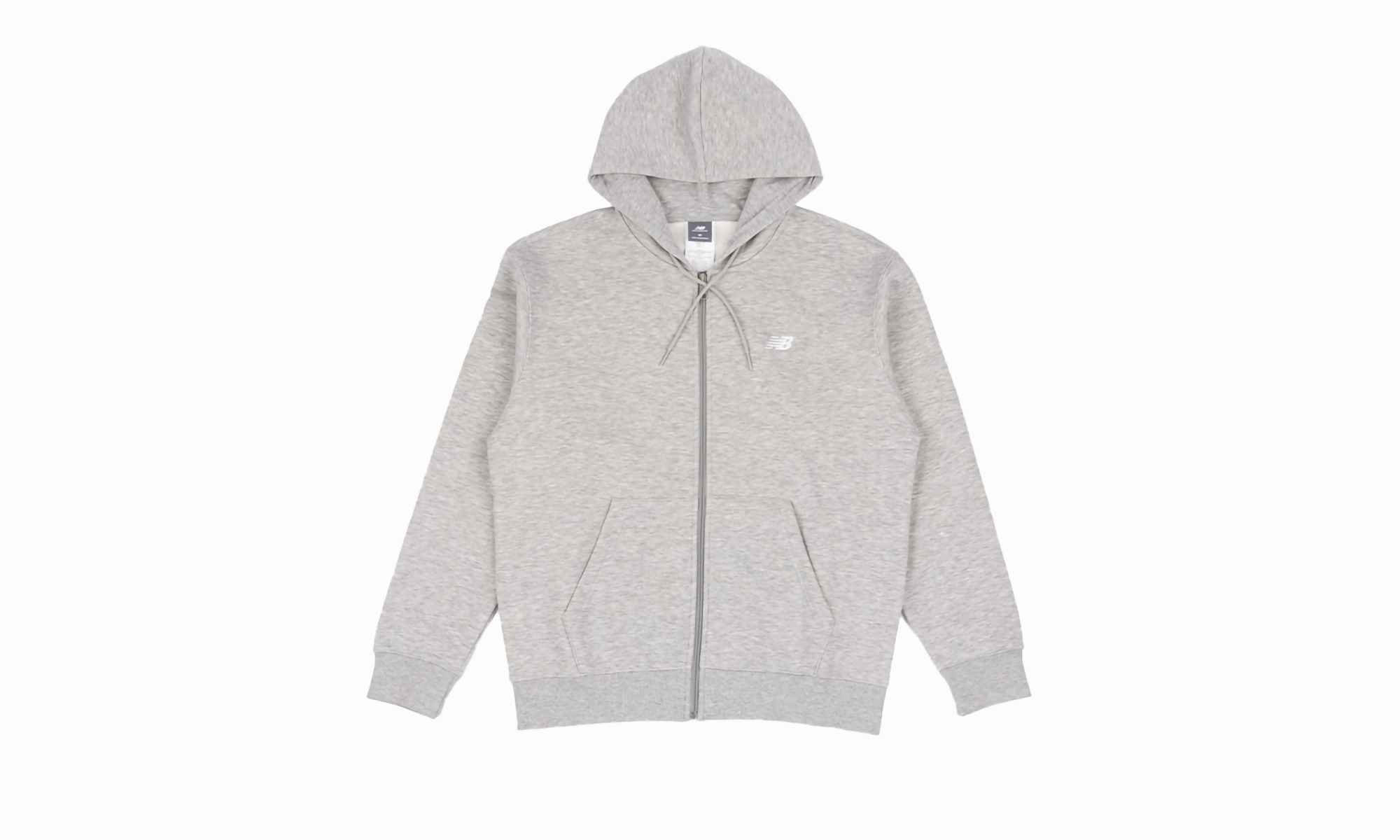 Sport Essentials Logo Fleece FZ Hoodie "GREY"