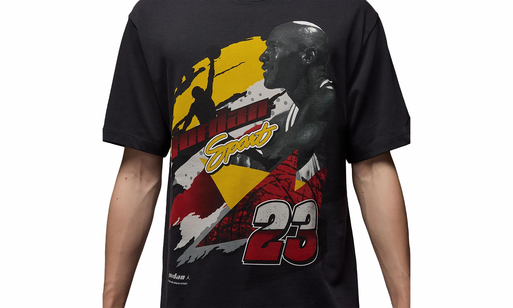 Sport Graphic Tee "Off Noir" MatteFinishTexture