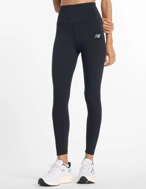 Cool Tone Sport High Waisted Legging 25" - Black