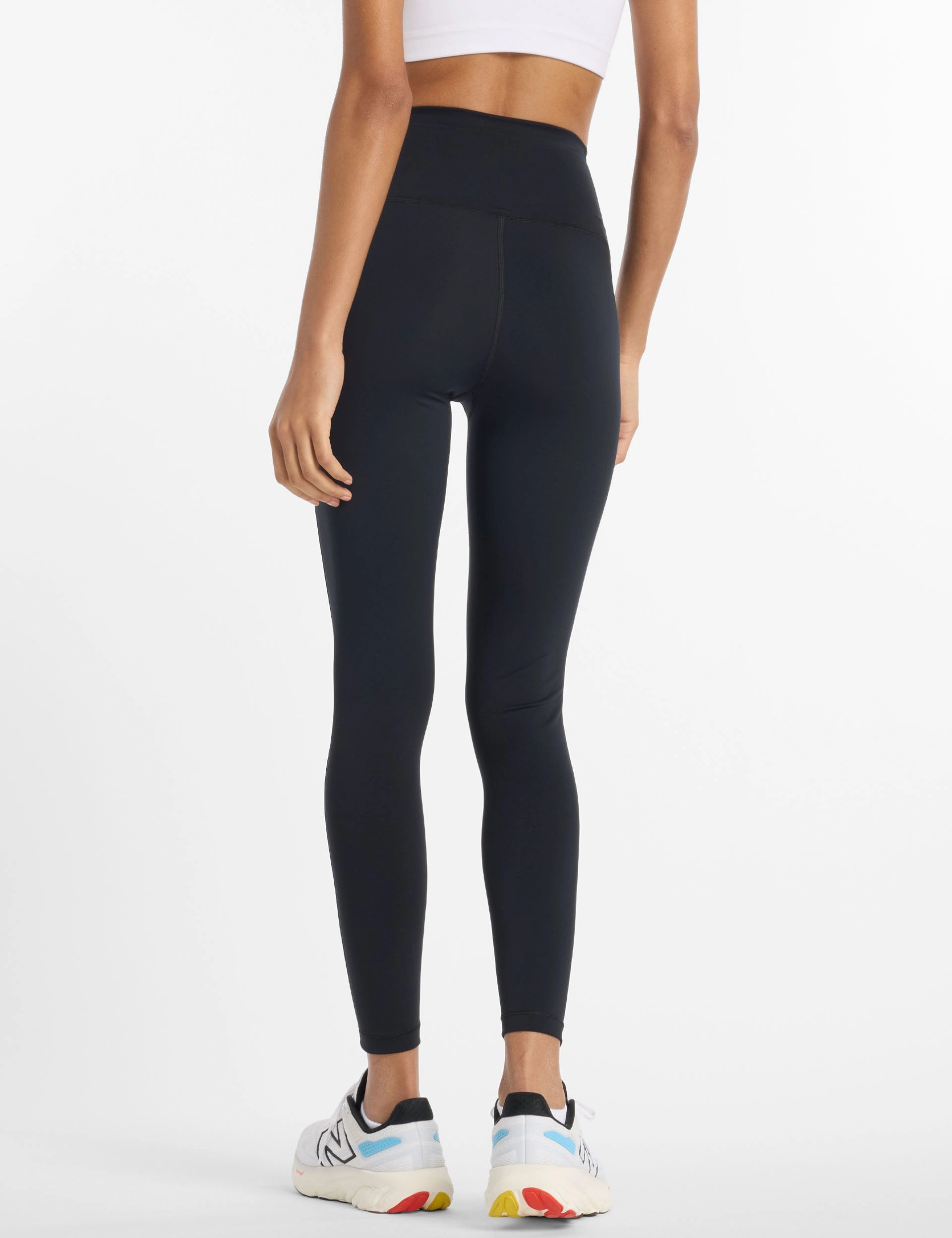 Sport High Waisted Legging 25" - Black Airport Travel Active Lifestyle Studio Practice Maternity Wear