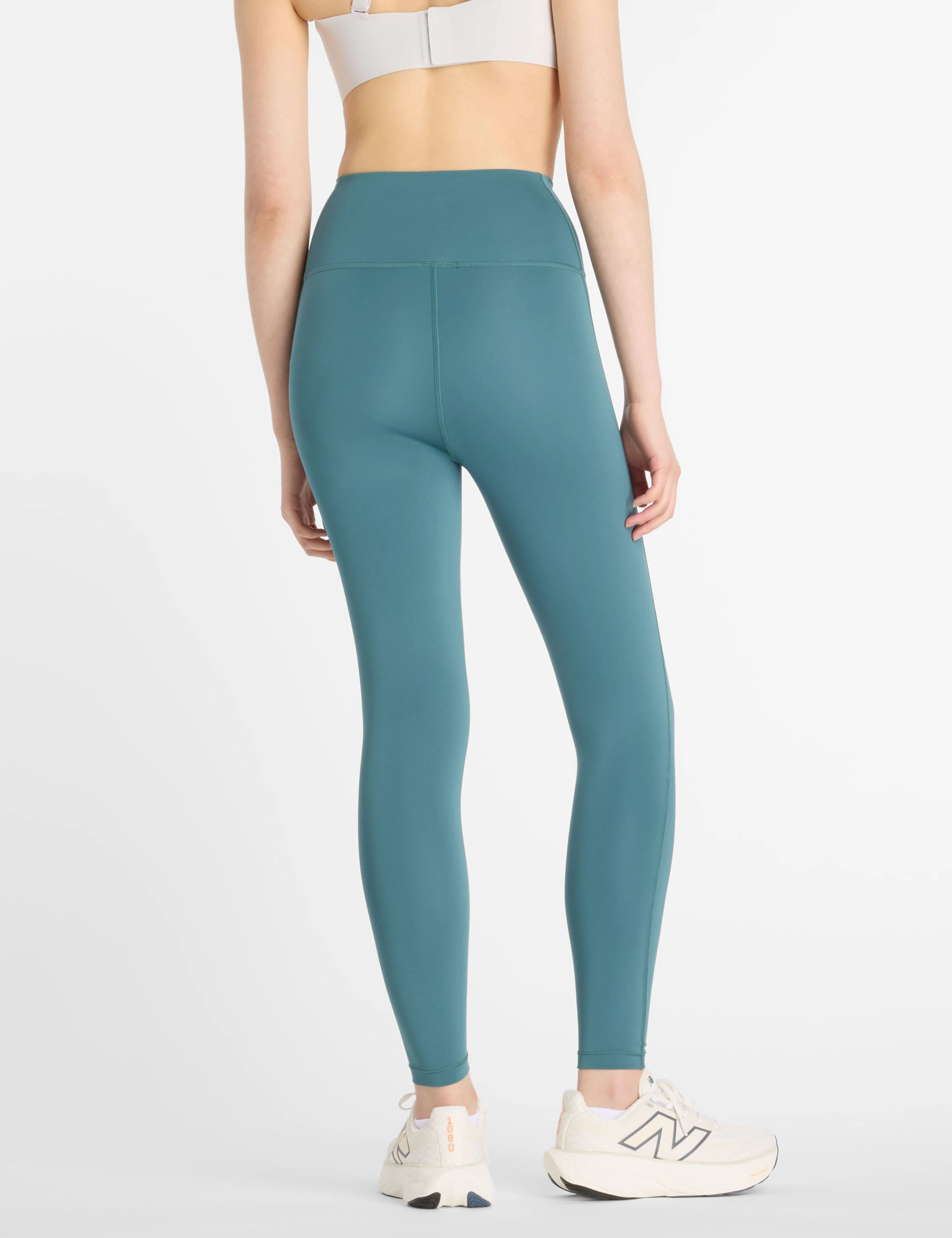 Sport High Waisted Legging 25" - New Spruce Seamless Design Weekend Trip