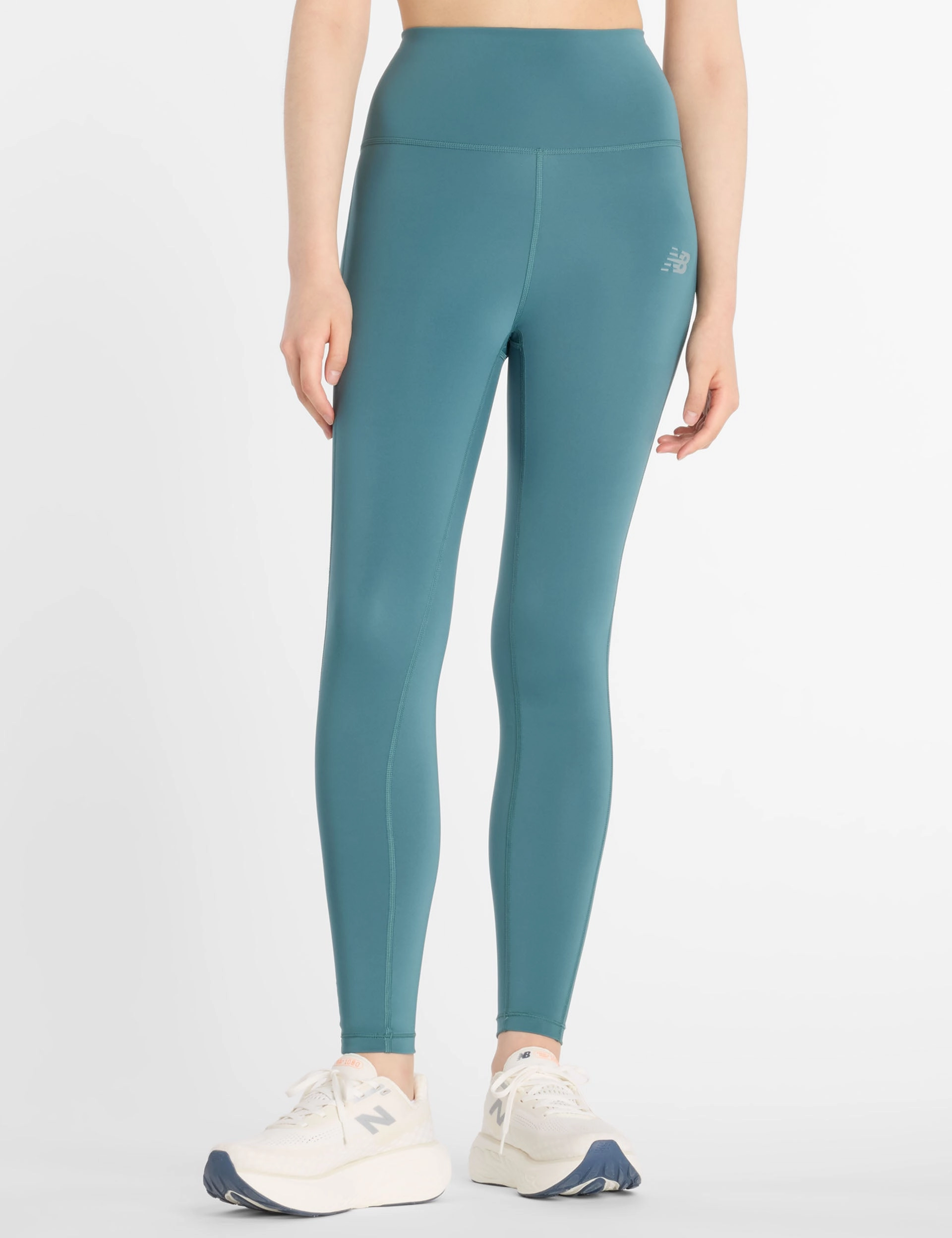 Sport High Waisted Legging 25" - New Spruce Travel Enthusiast Stretch Fit Extra Soft Minimalist Style