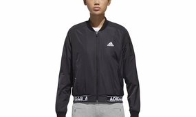 Hygienic Finish Lightweight insulation Sport Id Woven Bomber Womens Short Jacket "Black"