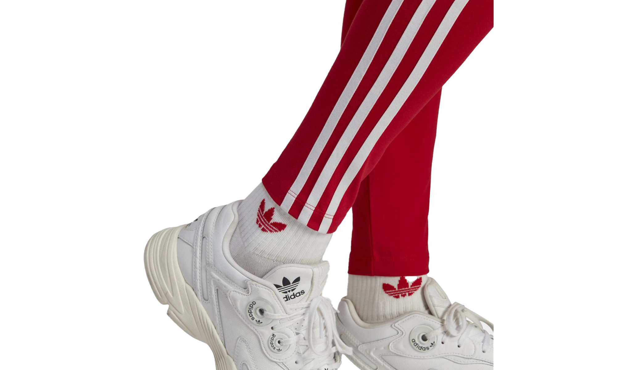 Wo 3 STRIPES TIGHT "Red" NonRestrictive Fit Street Edge