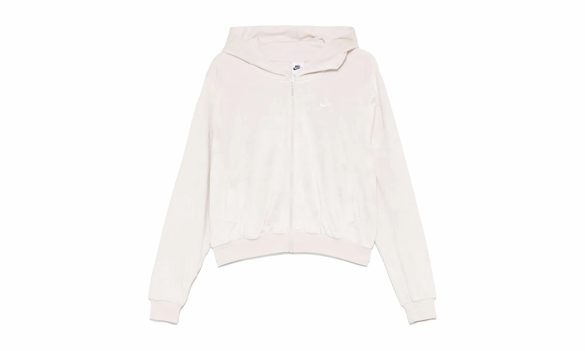 Sportswear Chill Knit Loose Velour Full-zip Hoodie "Light Orewood Brown / Sail"