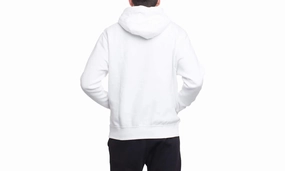 Sportswear Club Fleece Graphic Pullover Hoodie "White / White-Black"