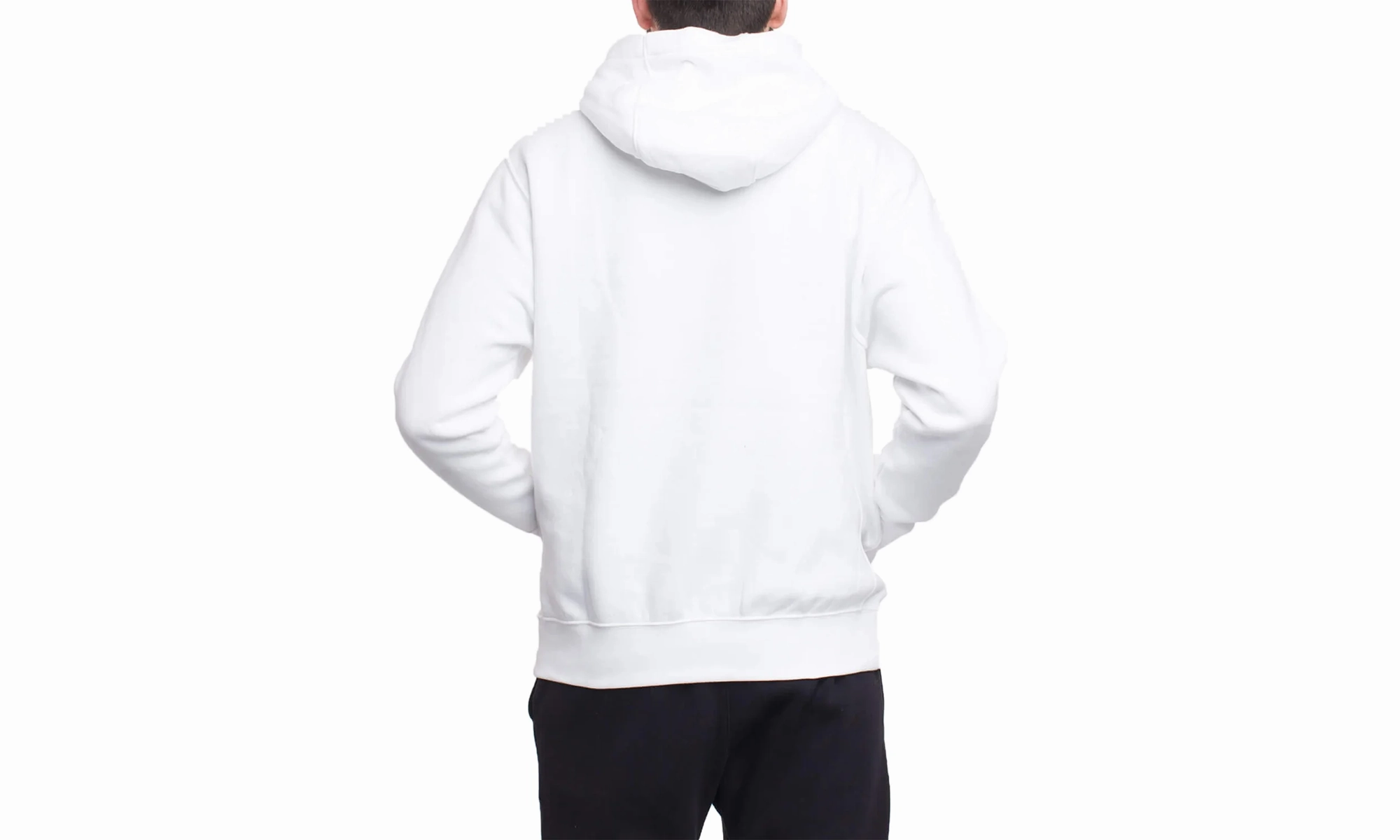Sportswear Club Fleece Graphic Pullover Hoodie "White / White-Black"