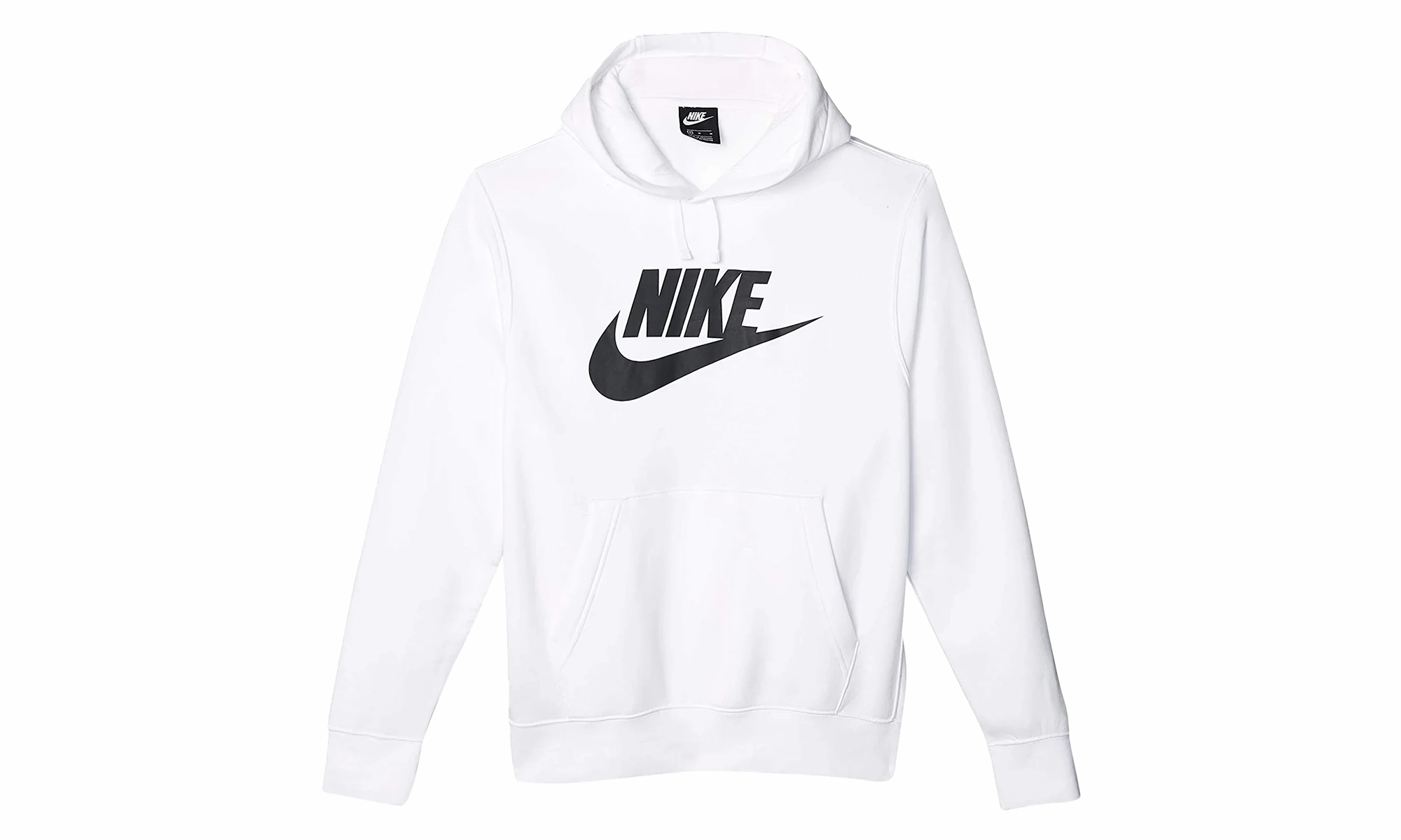 Sportswear Club Fleece Graphic Pullover Hoodie "White / White-Black"