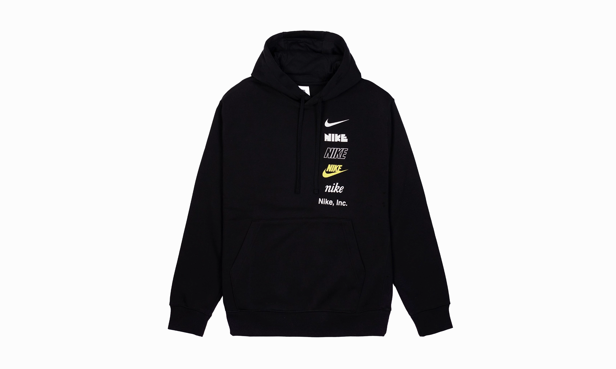 Sportswear Club Fleece Hoodie Mens Style "Black/Black"