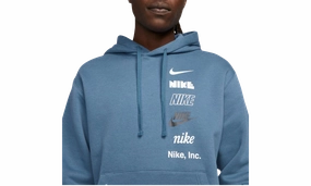 Sportswear Club Fleece Hoodie Mens Style "Diffused Blue"