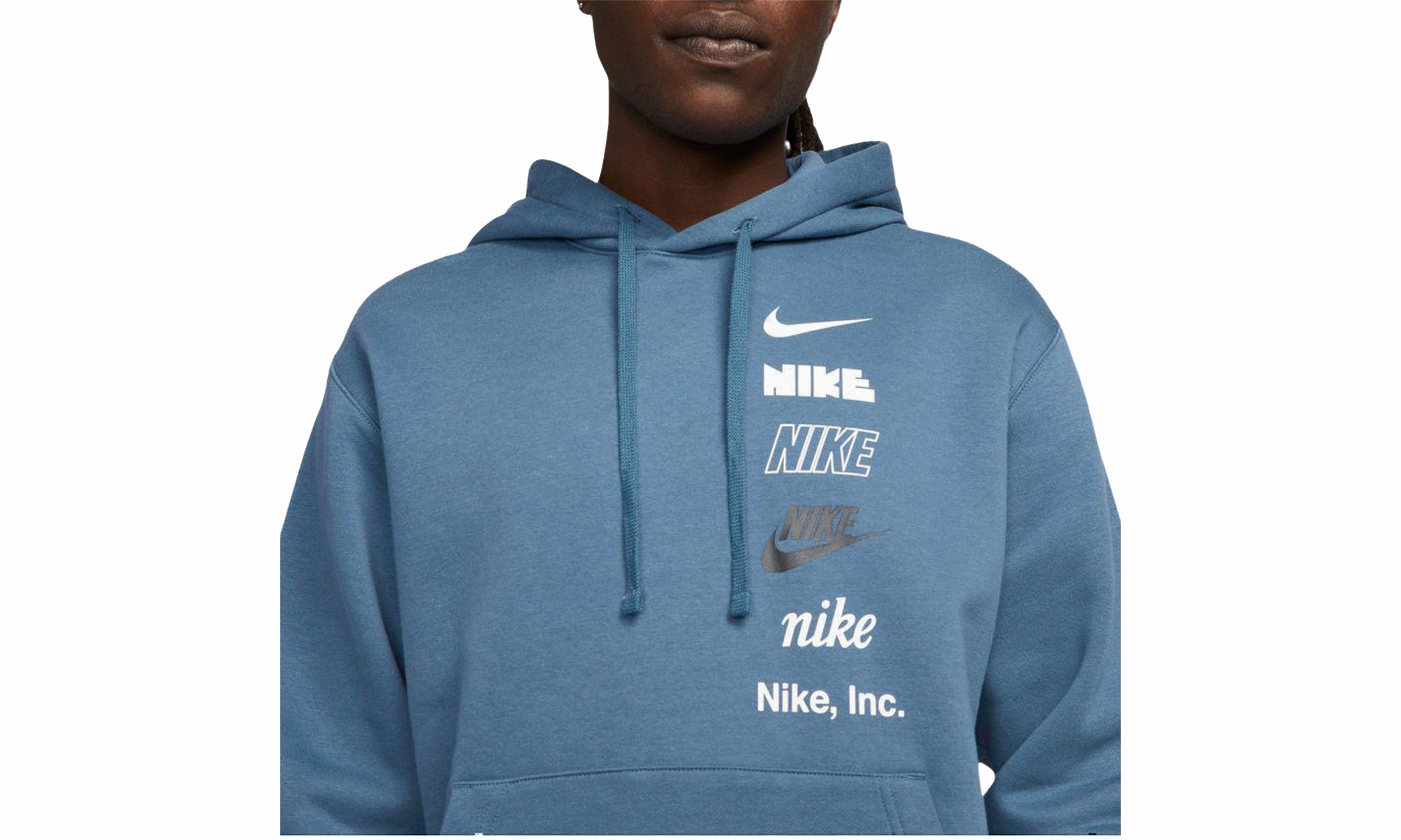 Sportswear Club Fleece Hoodie Mens Style "Diffused Blue"