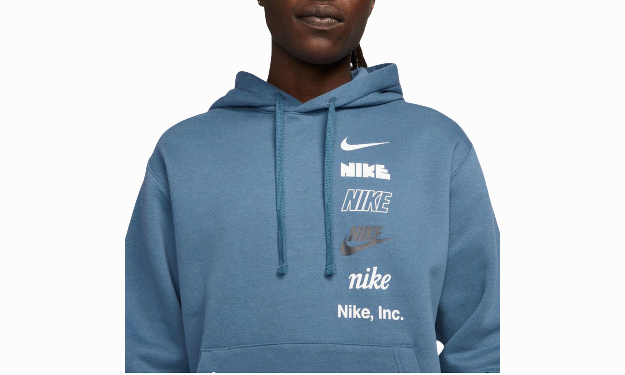 Sportswear Club Fleece Hoodie Mens Style "Diffused Blue"