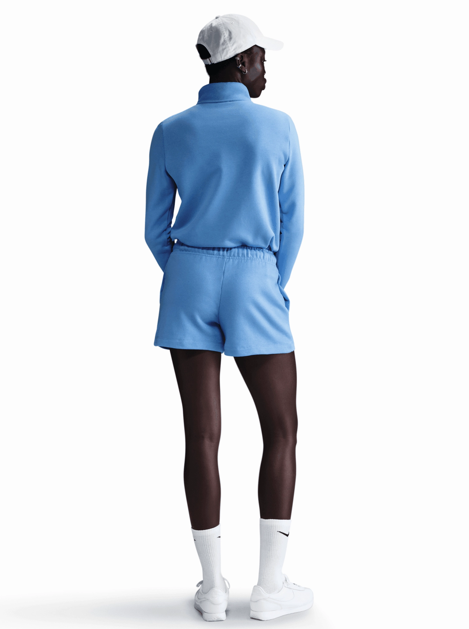 Sportswear Club Fleece Mid-Rise Shorts SeamlessConstruction Reflective accents
