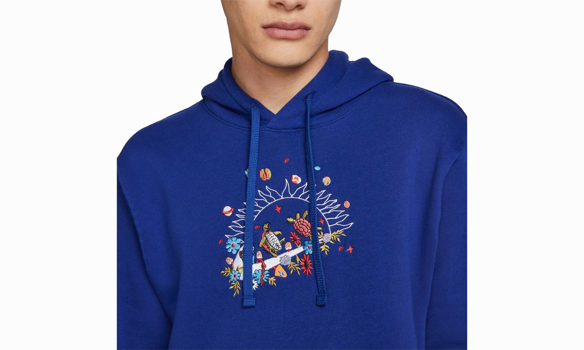 Sportswear Club Fleece Pullover Hoodie Mens Style "Royal Blue"