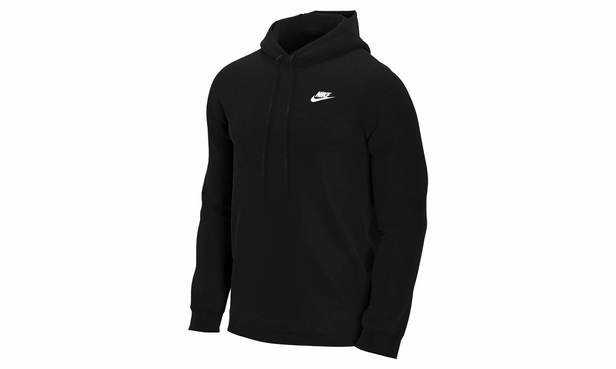 SPORTSWEAR CLUB JERSEY PULLOVER HOODIE "Black"