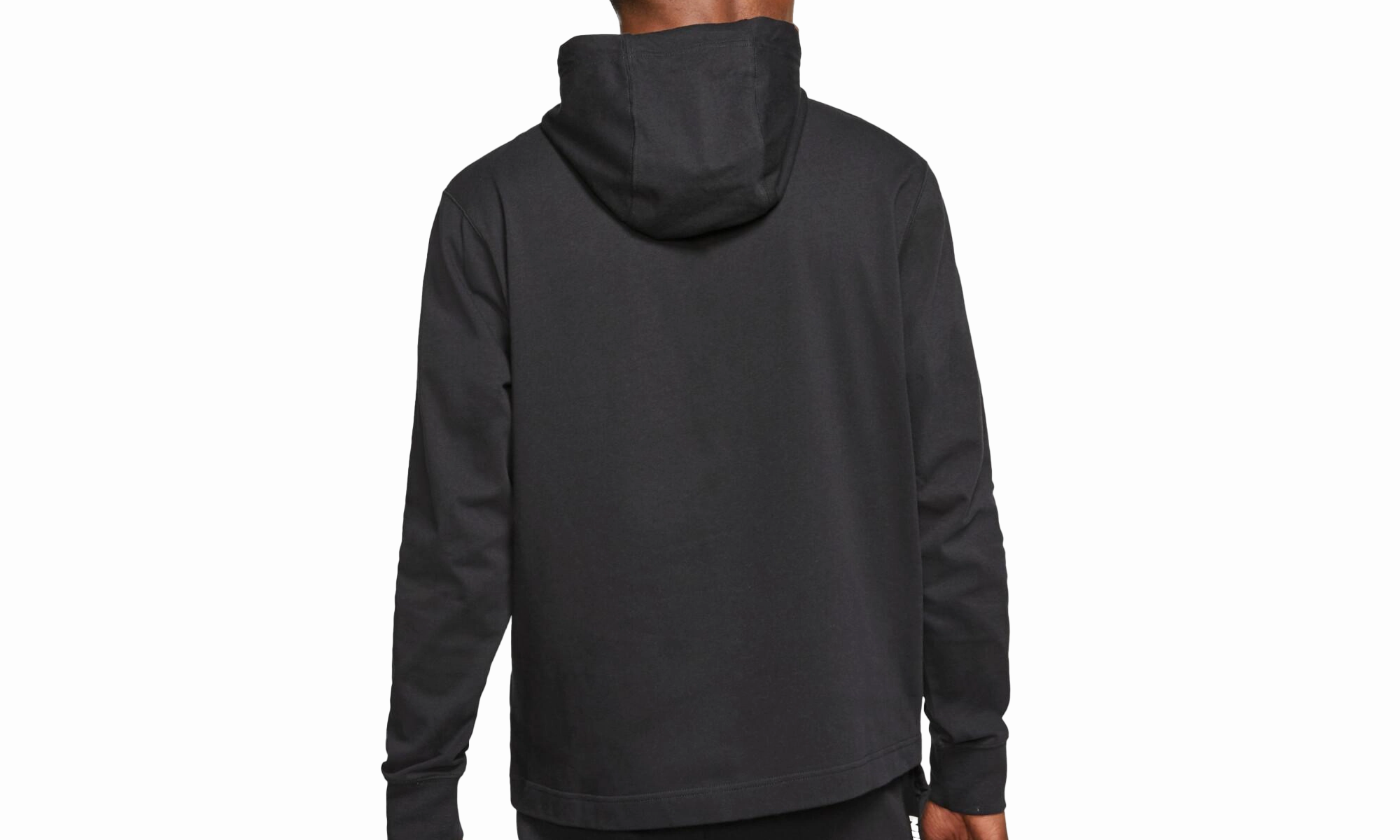 SPORTSWEAR CLUB JERSEY PULLOVER HOODIE "Black"