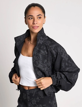Reflective Zippers Sportswear Collection Jacquard Track Jacket - Black/Anthracite