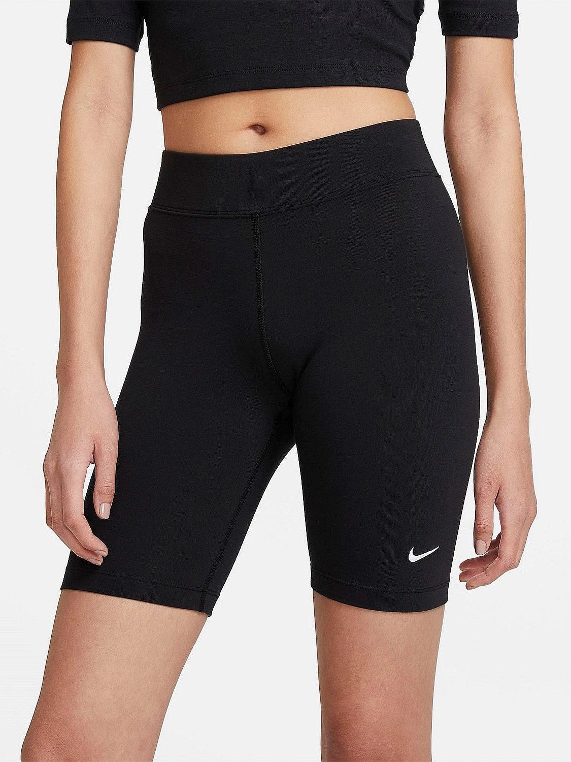Sportswear Essential Mid-Rise Bike Shorts moisture - wicking Travel Shorts