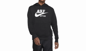 Sportswear Fleece Hoodie Mens Style "Black/Black"