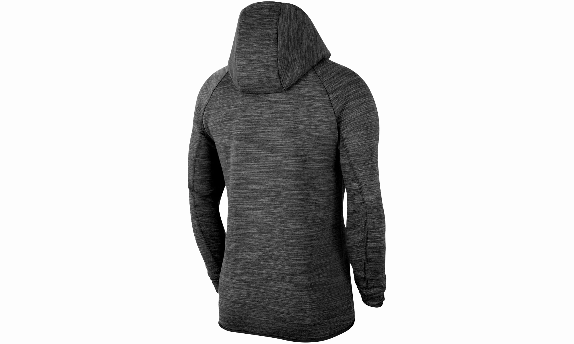 Sportswear Heathered Tech Fleece Full-zip Hoodie "Black / Dark Grey"