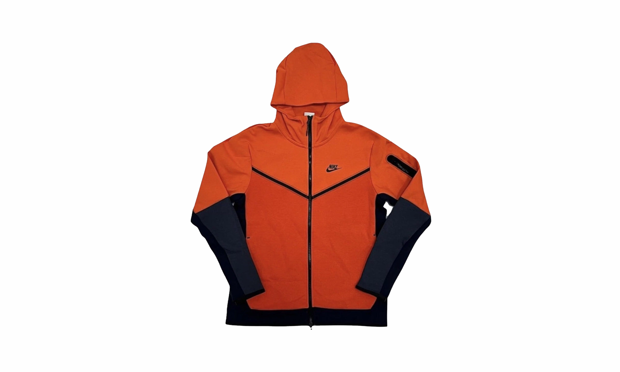 Sportswear Tech Fleece Full-Zip HoodieOrange/Blue/ "Orange/Black"