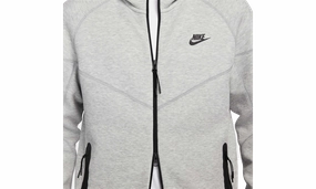 SPORTSWEAR TECH FLEECE WINDRUNNER FULL-ZIP HOODIE "Grey"