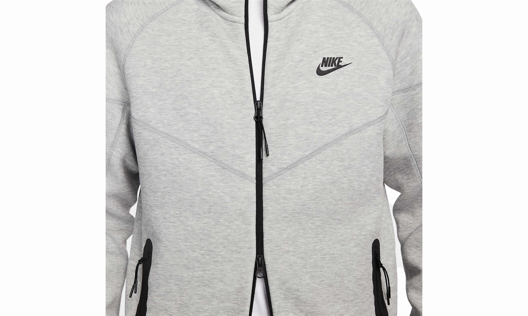SPORTSWEAR TECH FLEECE WINDRUNNER FULL-ZIP HOODIE "Grey"