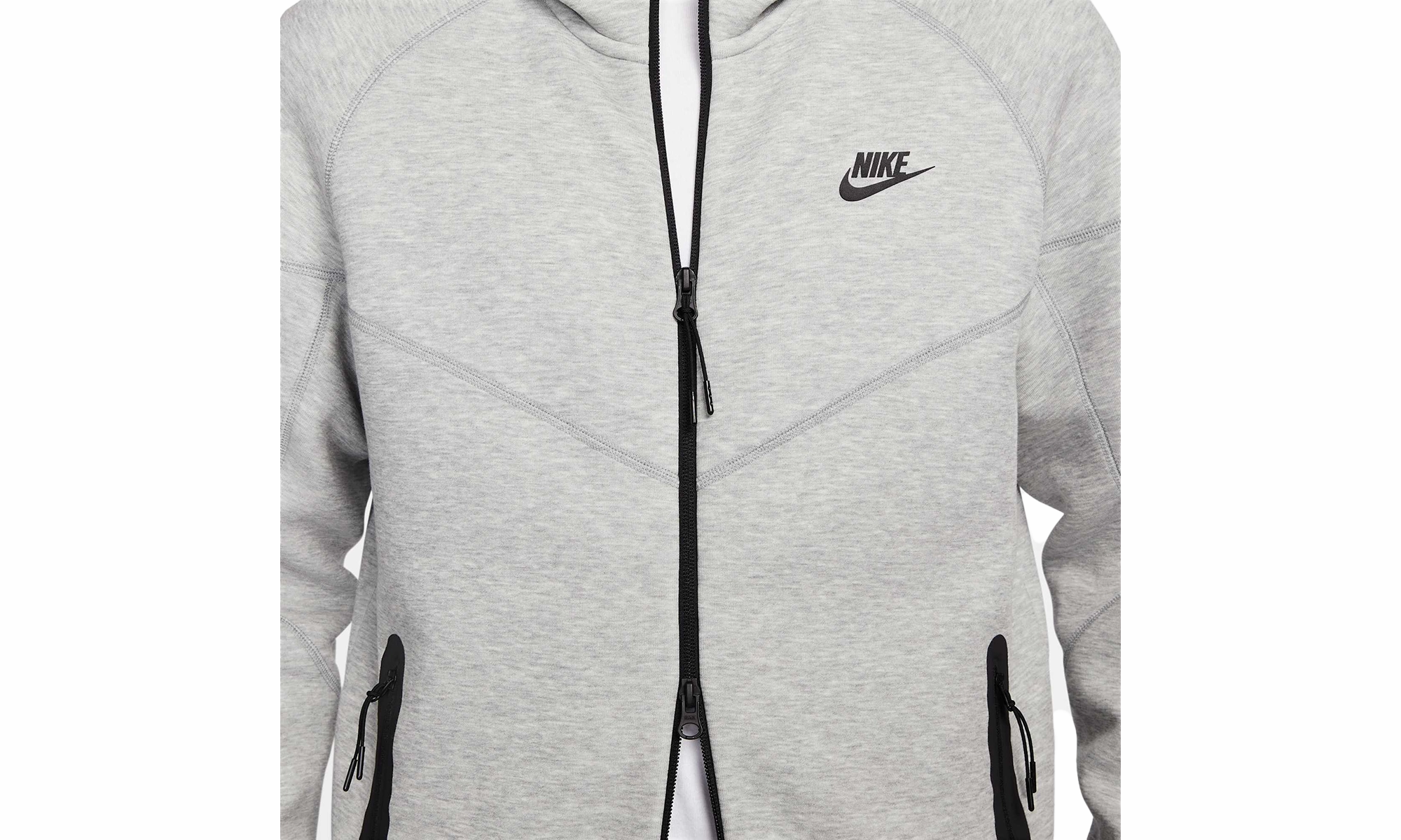 SPORTSWEAR TECH FLEECE WINDRUNNER FULL-ZIP HOODIE "Grey"