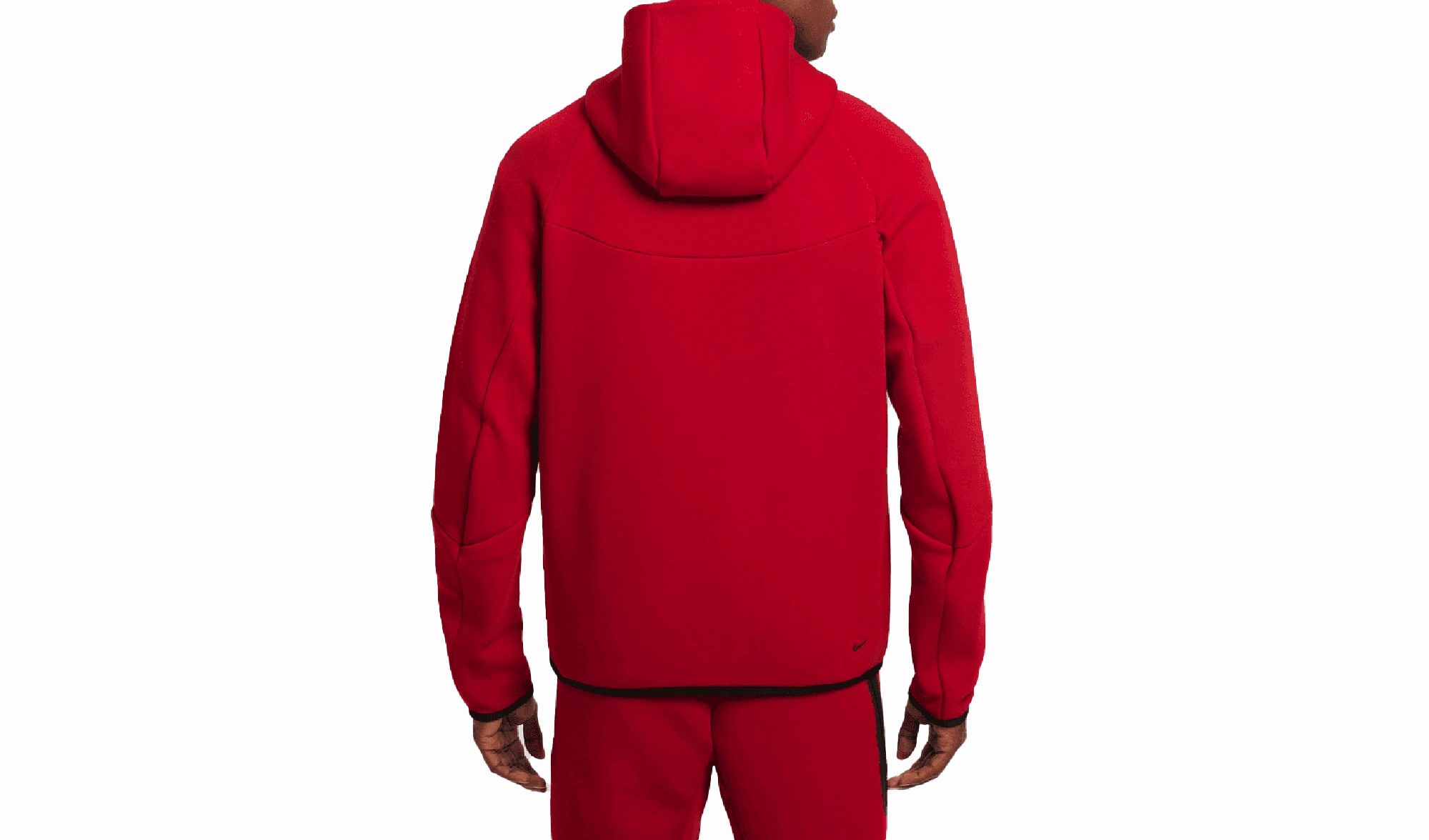 Sportswear Tech Fleece Windrunner Full-zip Hoodie "GYM RED/BLACK"