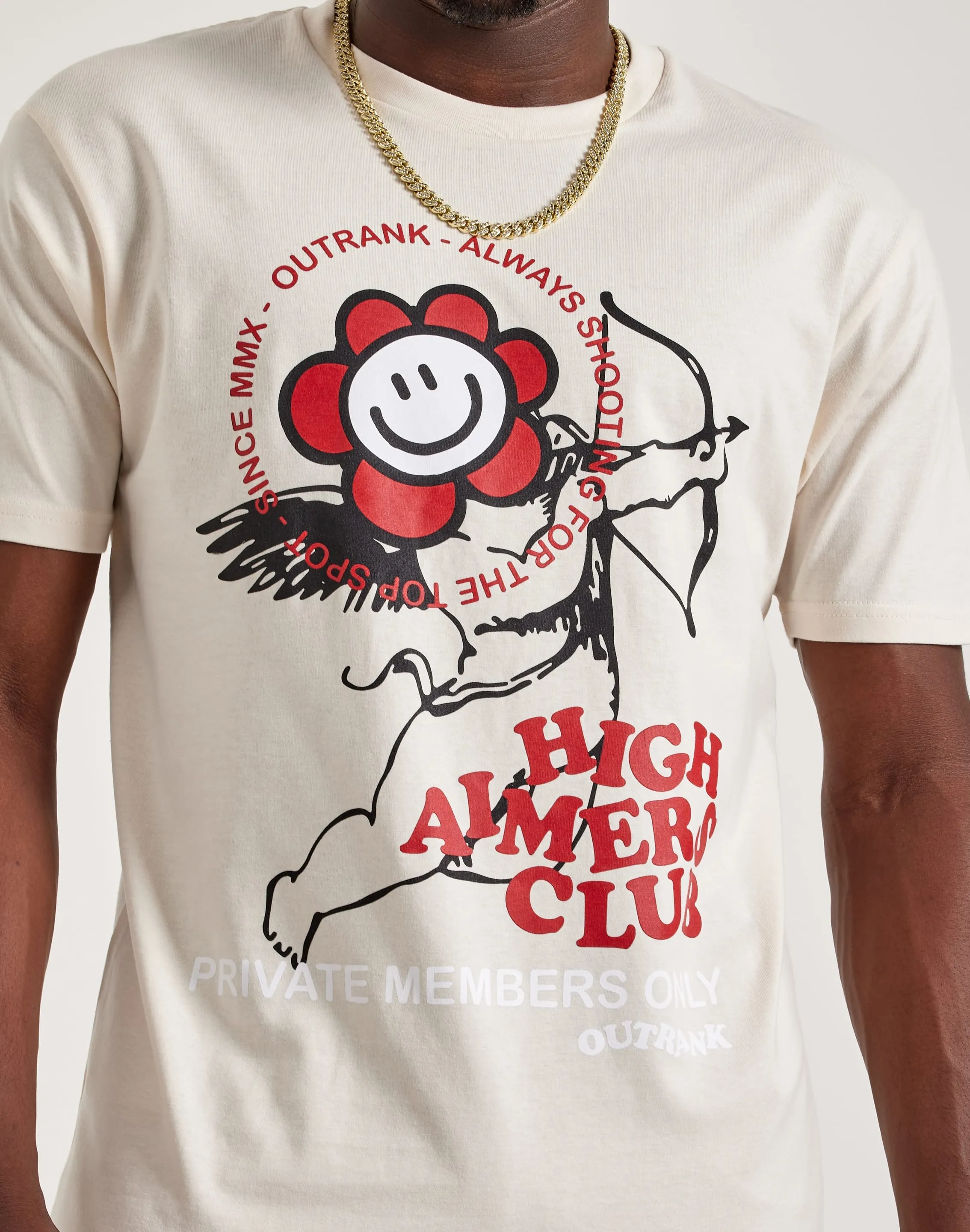 Zen Ease QuickPackable Design Outrank High Aimers Club Tee