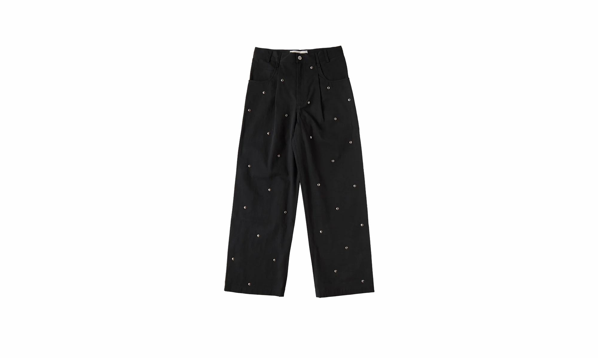 Metal Bead Boyfriend Jeans "Black" Fashion Daily