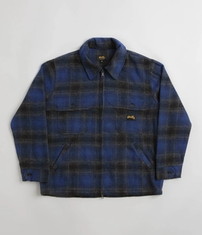 Stan Ray Mackinaw Jacket - Navy Plaid Non Irritating Lining Versatile Design