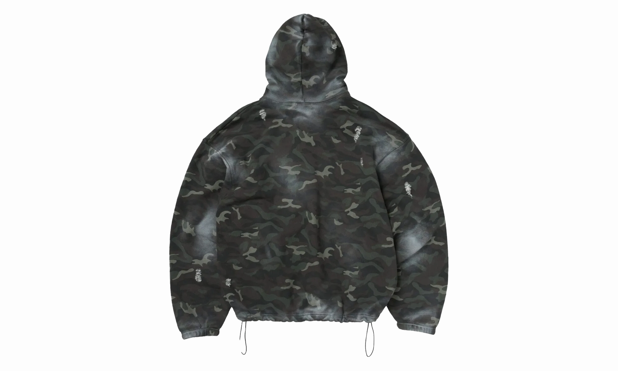 Sprayed flage Rock Hoodie "Camo"