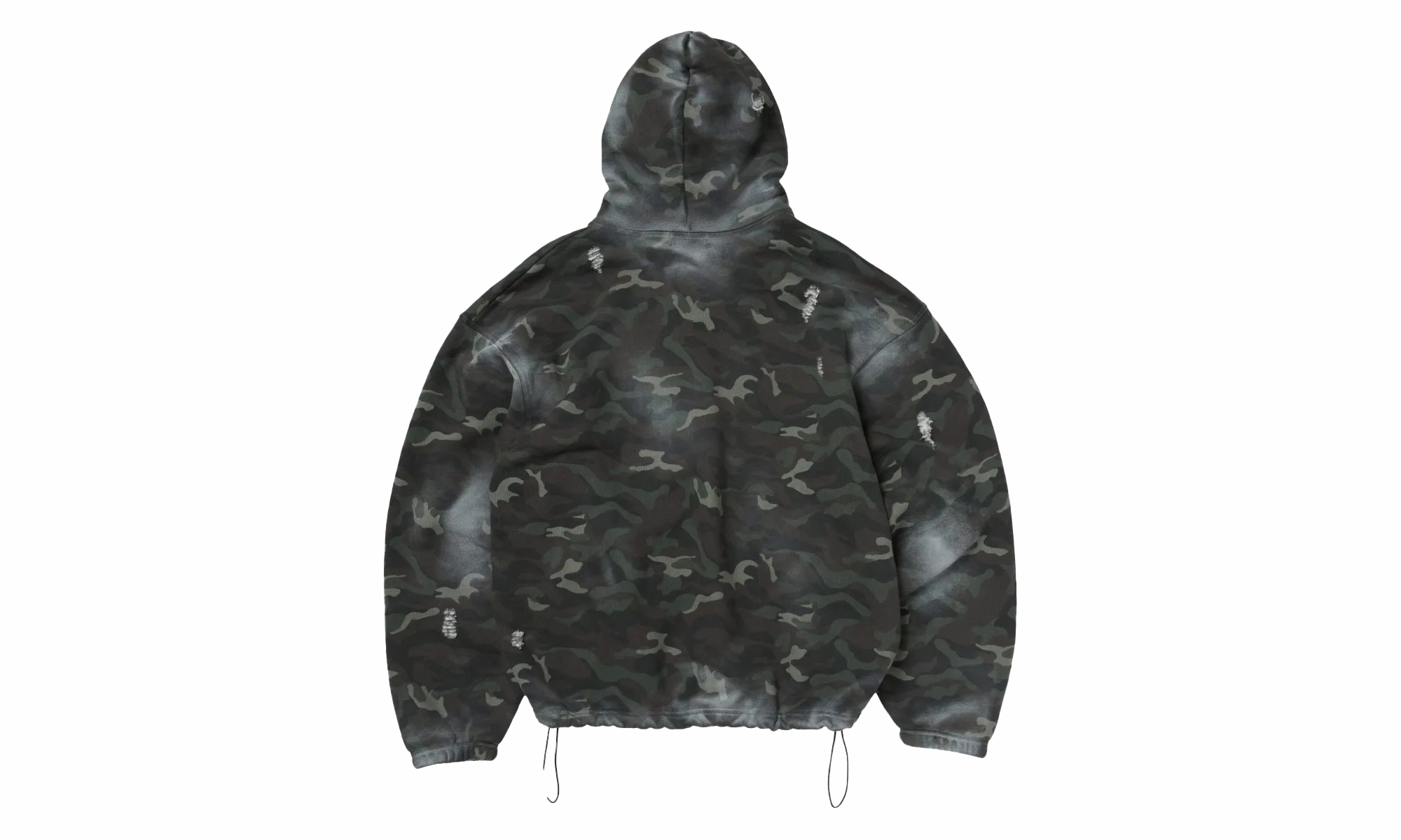 Sprayed flage Rock Hoodie "Camo"