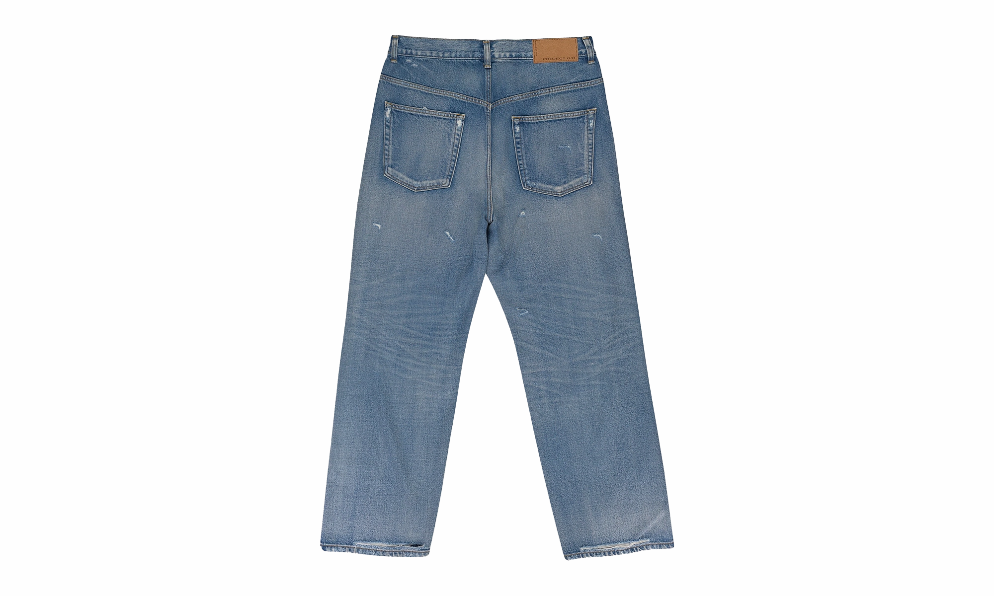 Sprayed Reflective Paint Skinny Jeans "White" Comfy Touch