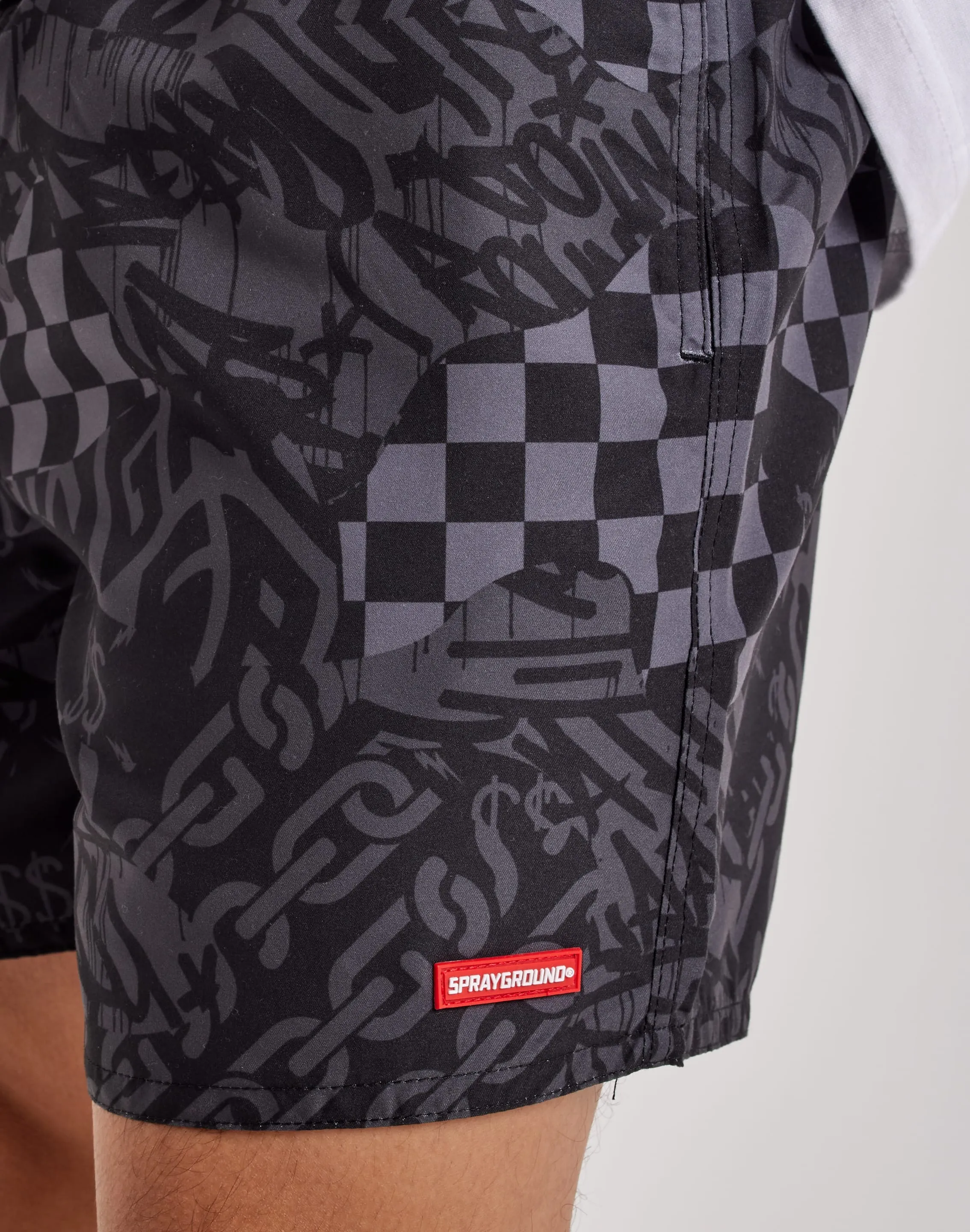 Soft Flow Linen Soul Sprayground 3AM Check Swim Shorts