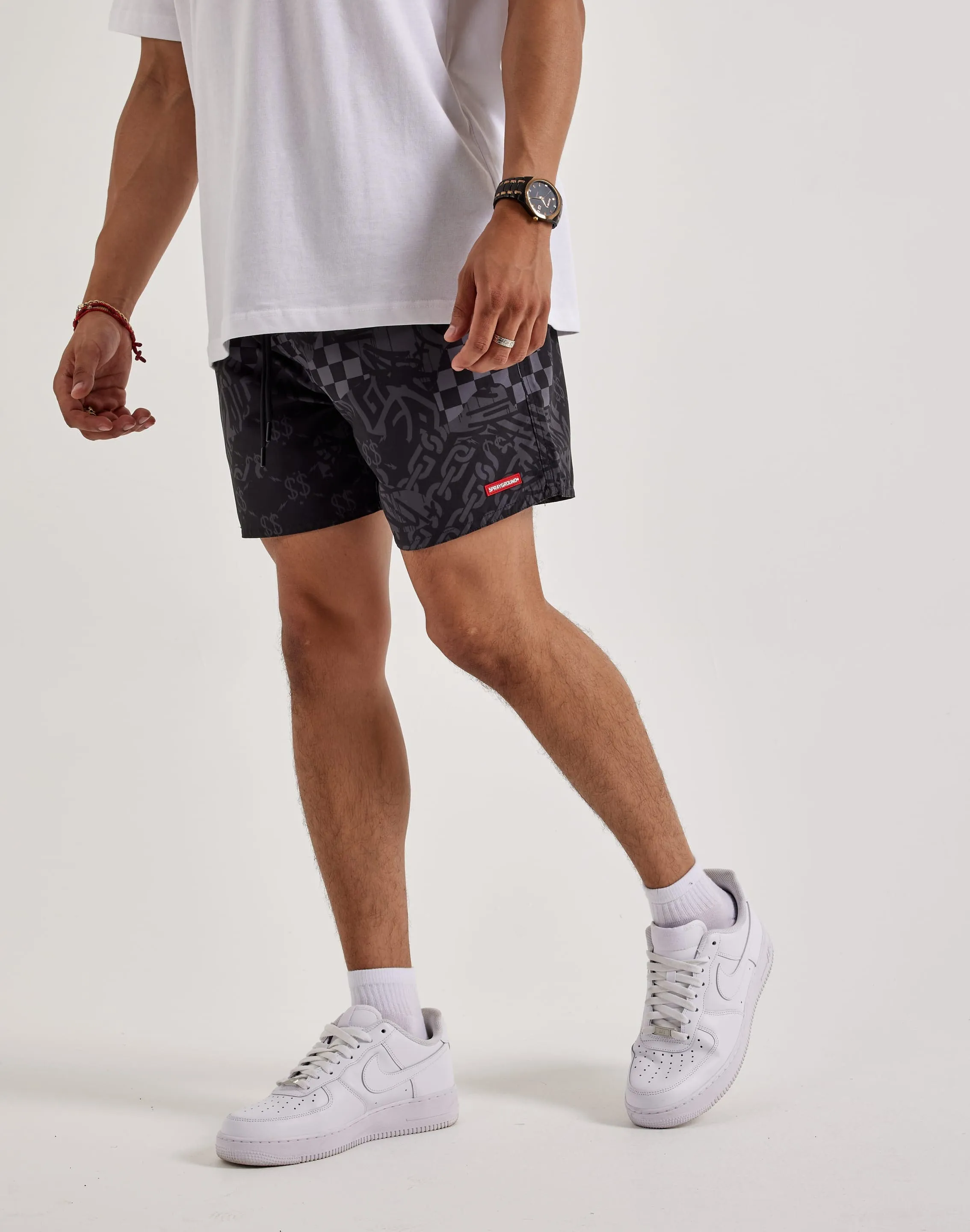 Focus Mood Sprayground 3AM Check Swim Shorts