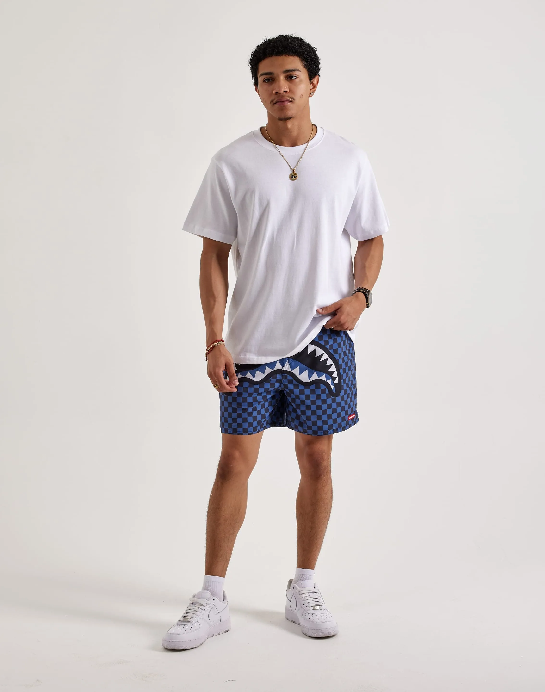 Sprayground Midnight Magic Sharks In Paris Swim Shorts Park Day