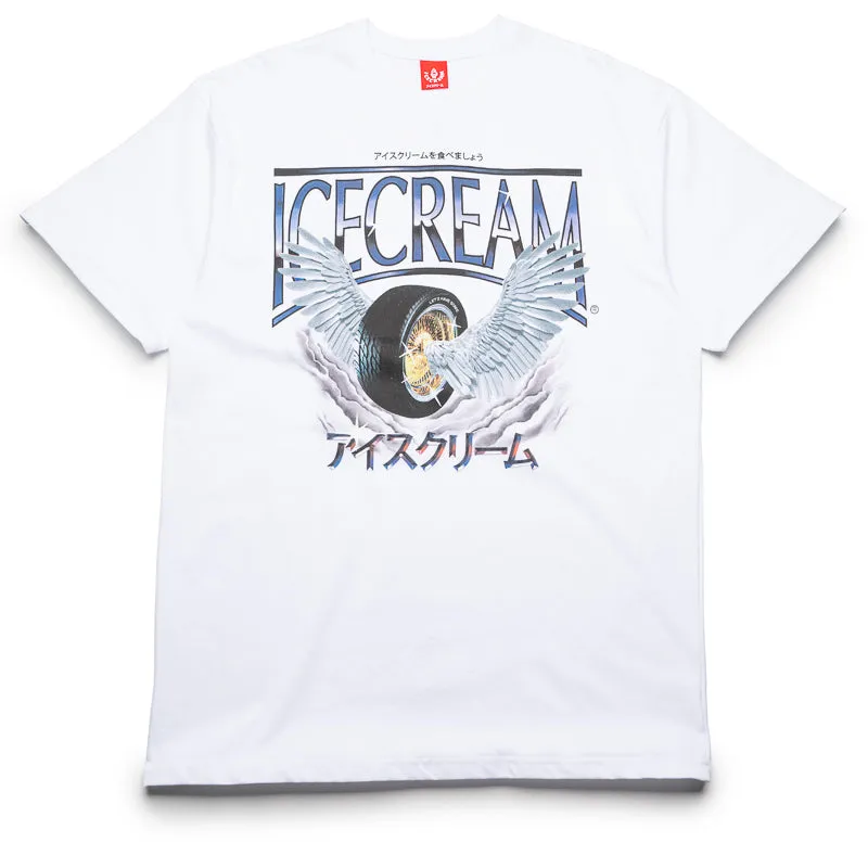 Ice Cream Heaven Tee - White sports scene Iron safe