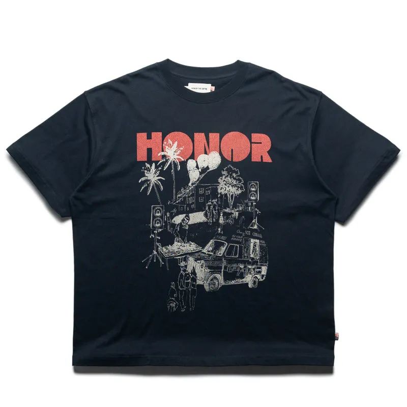 Honor The Gift Block Party Tee - Black Chic