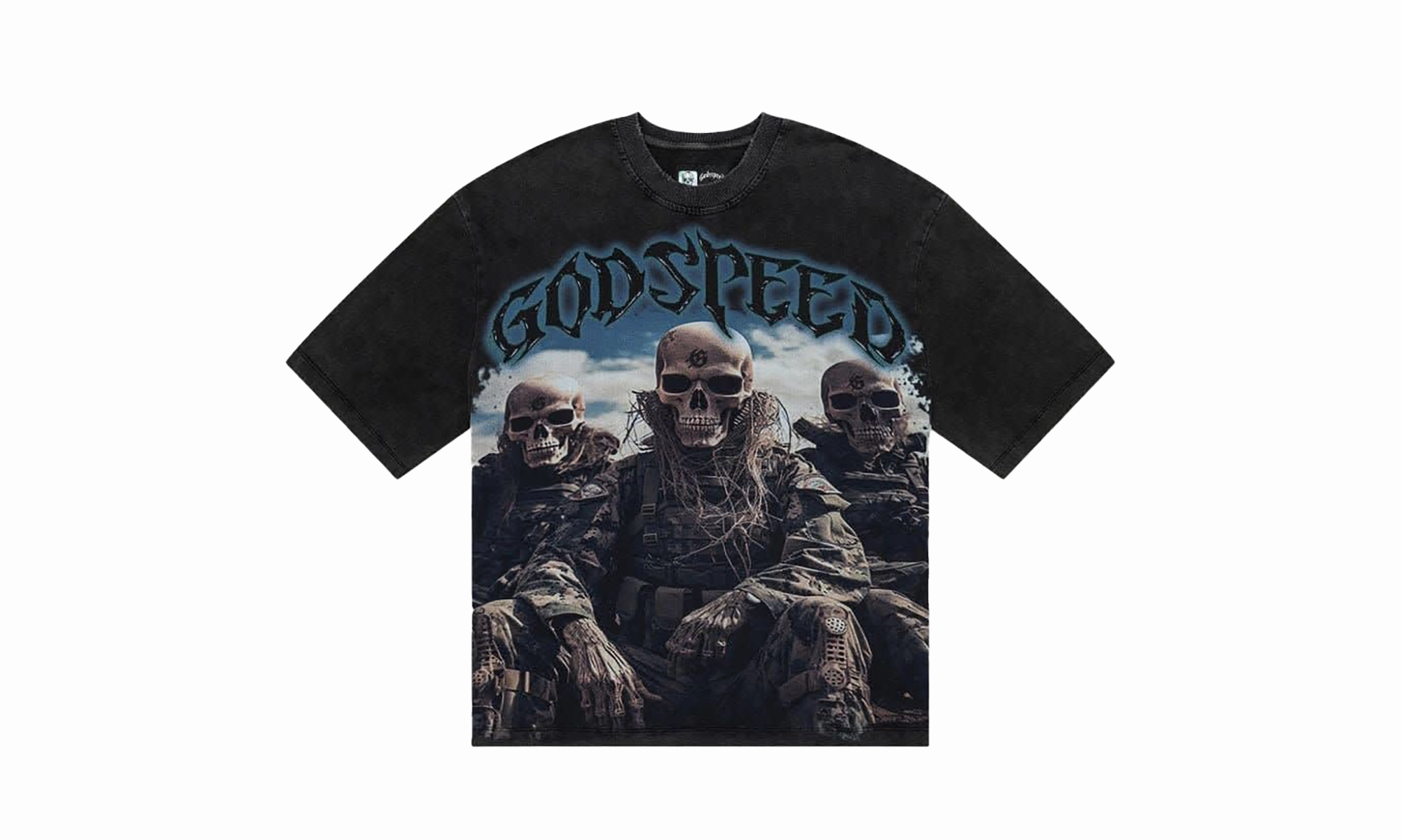 Squadron T-Shirt "Black Wash" Dance Light Zen Ease