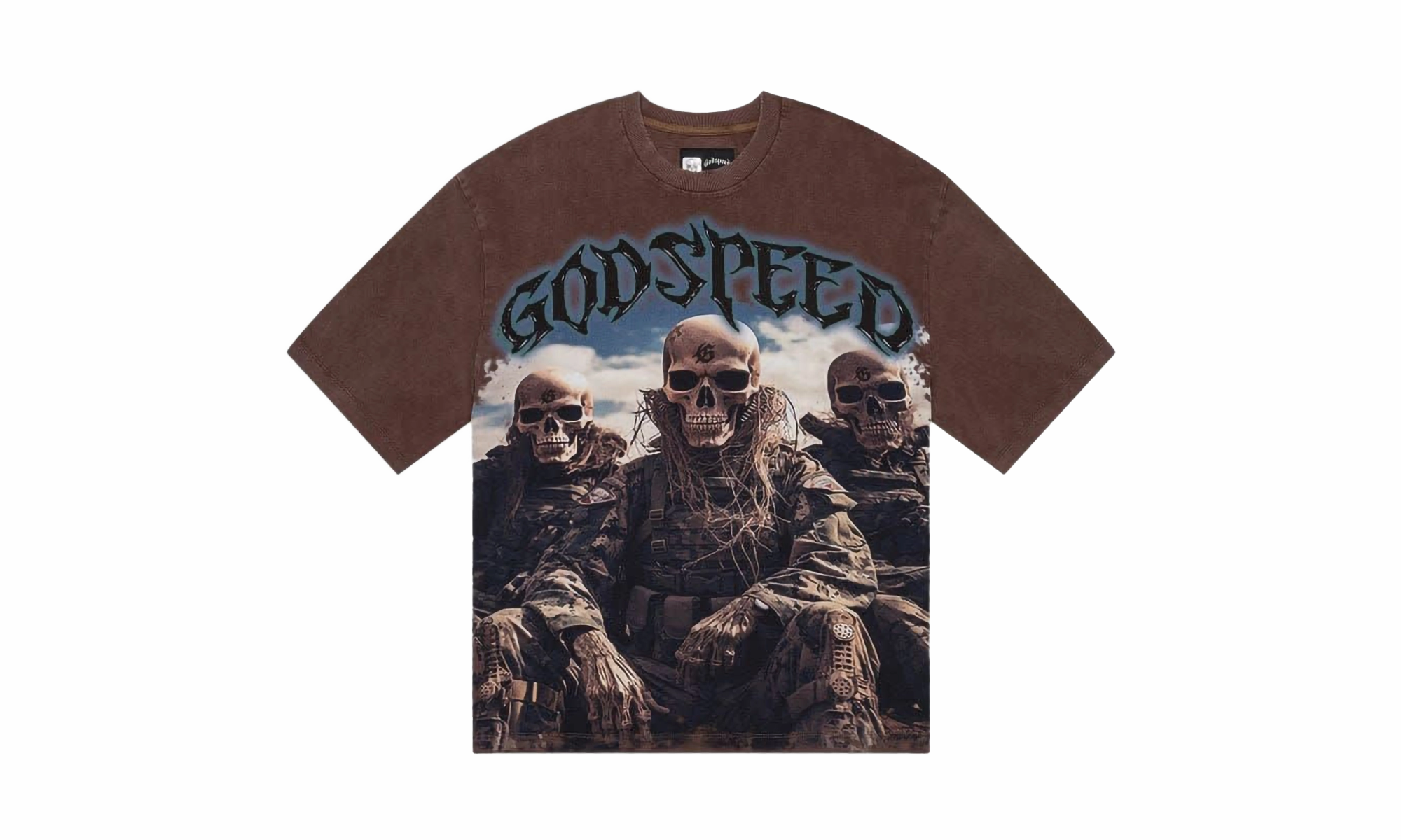 Squadron T-Shirt "Brown" Recycled Polyester Blend