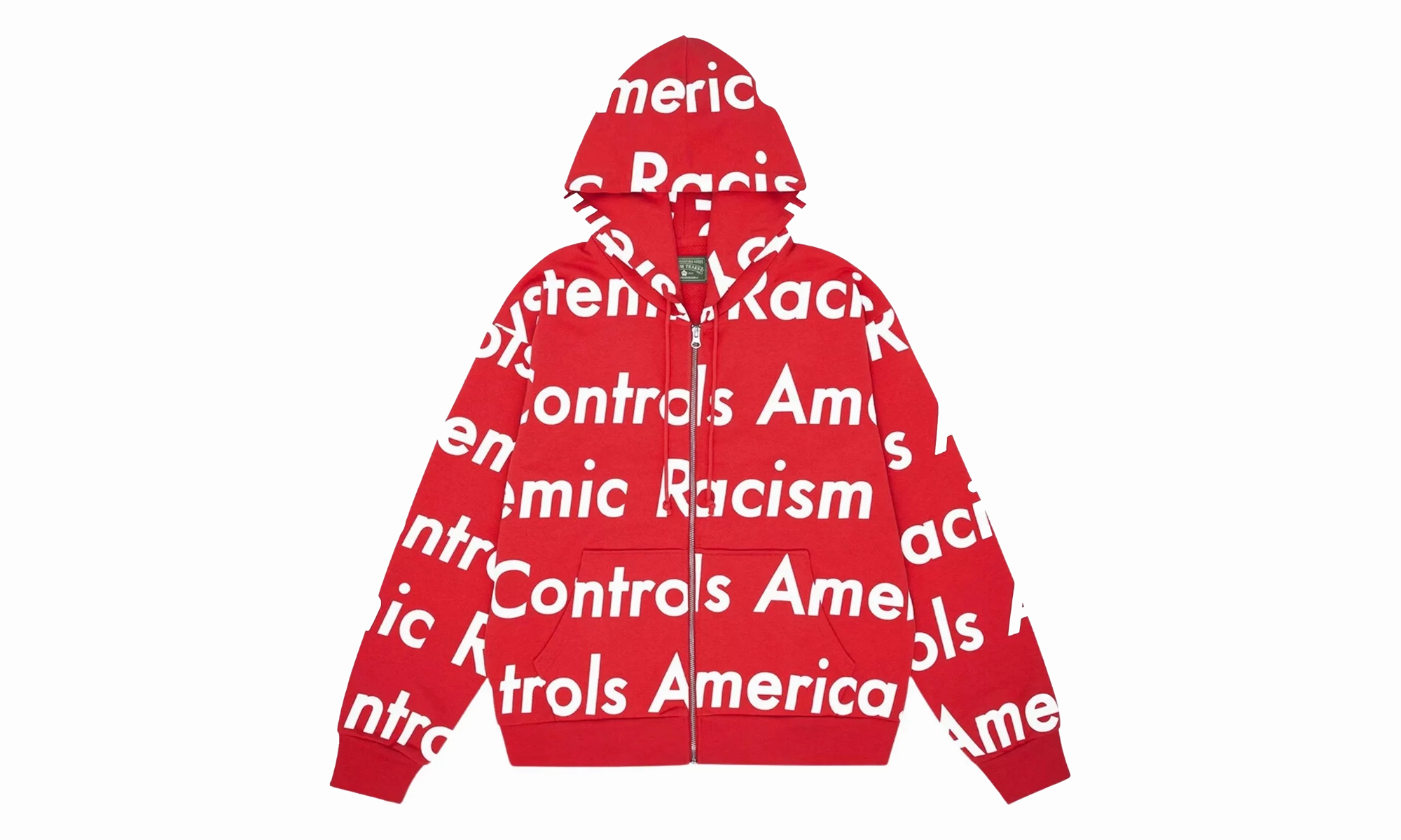 Srca Graphic 1 Zip-up Hoodie "RED"