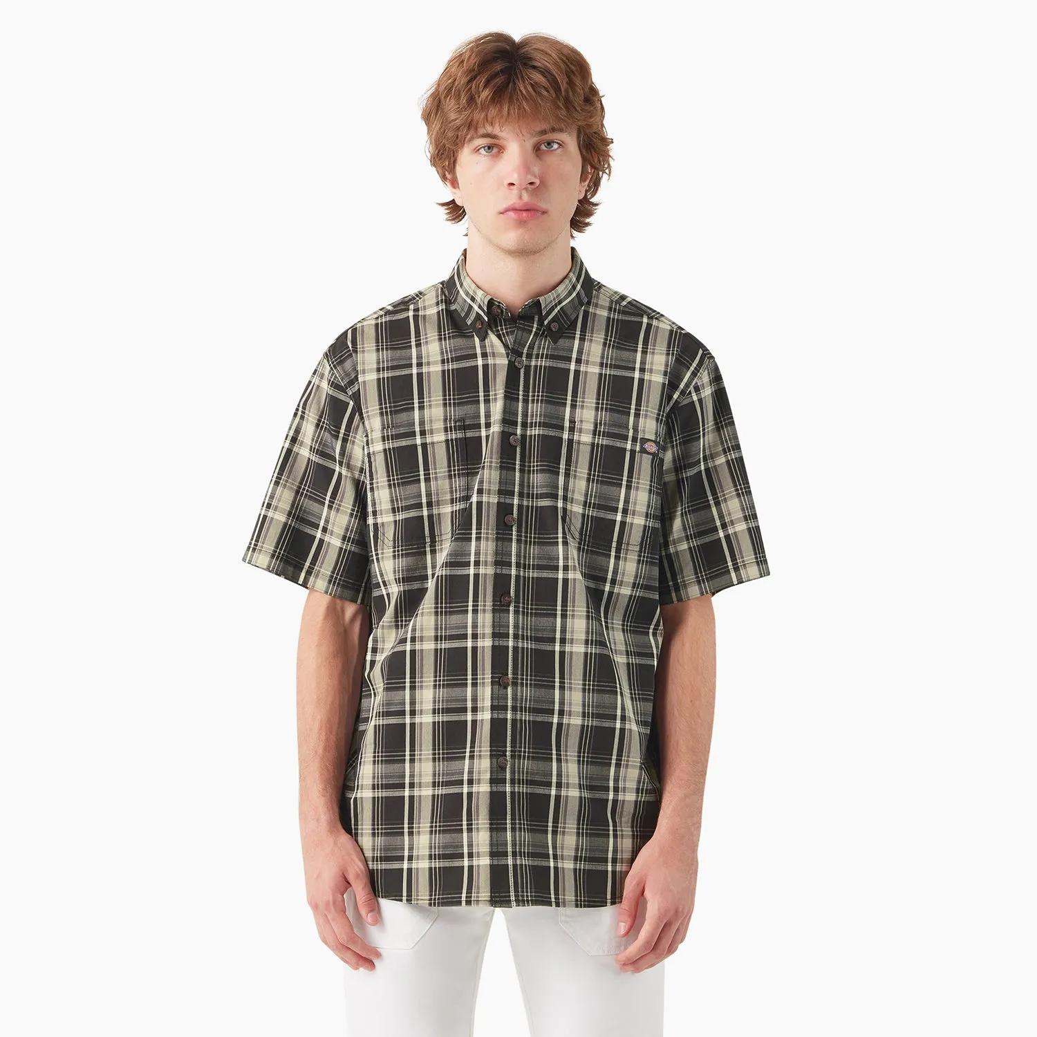 Craft Soul MinimalistStyle SS Flex Plaid Woven Shirt - Mens