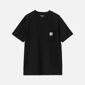 SS POCKET T-SHIRT - BLACK EcoFriendlyTextile MeshVentilation