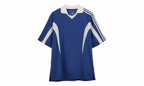 SS Cut Line Tee "Blue" DoubleLayeredEdging UniversalFit