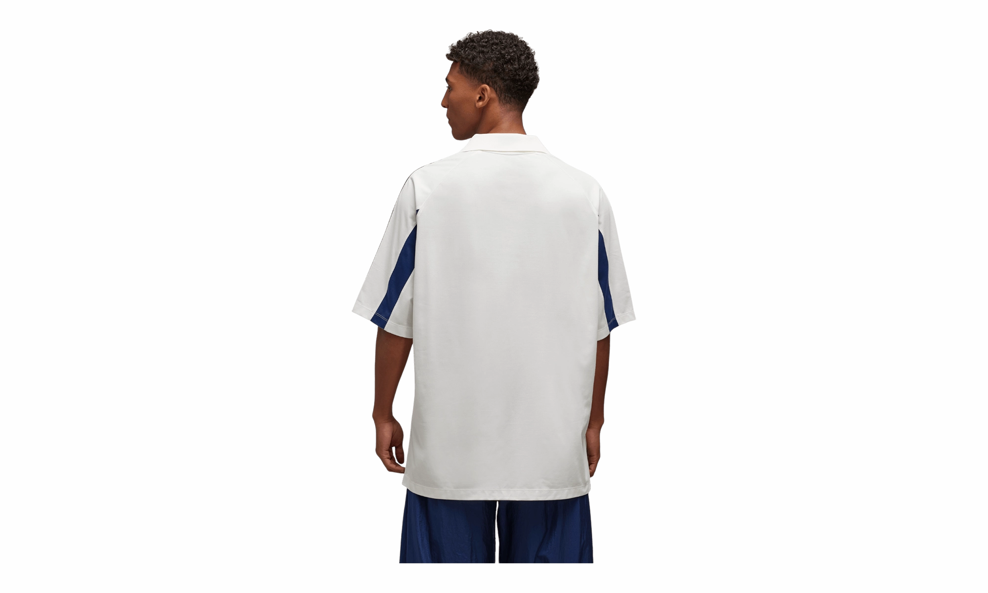 Reinforced Hem SS Cut Line Tee "White"